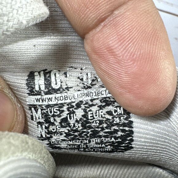 NOBULL Concrete Suede Women Size 10 Gray Athletic Sneakers Trainers Low Top - Picture 11 of 11